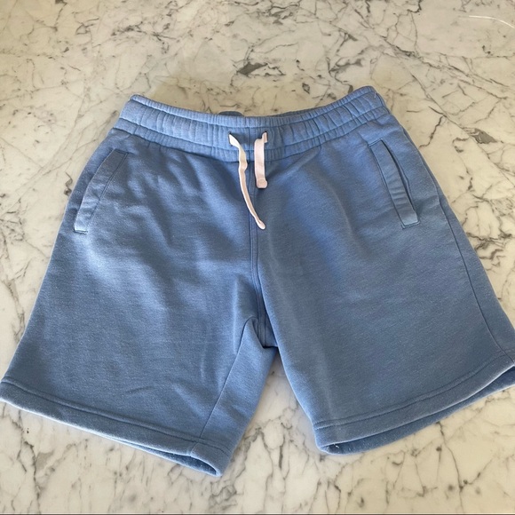 Baby Blue Sweat Shorts - Picture 2 of 4